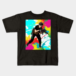 Colorful Paintball Motif Kids T-Shirt